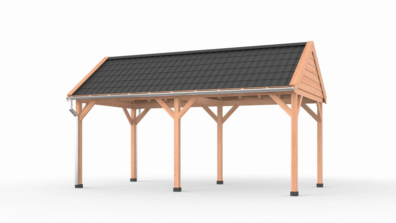 Douglas overkapping zadeldak, 600 x 300, Westwood Comfort - Afbeelding 1